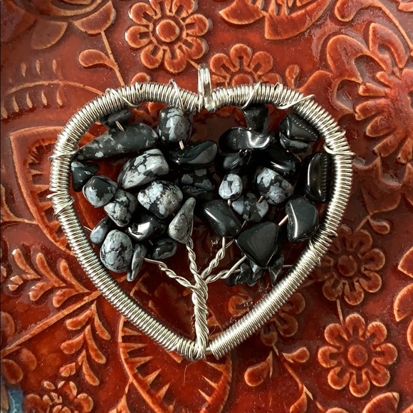 2 for 15! Tree of Life Heart Shaped Pendant - Picture 2 of 3